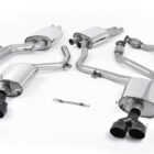 Milltek Audi S4 V6/S5 3.0 B8.5 Sportback - Resonated (Quieter) Cat-Back Exhaust System with Quad Outlet official product photo 2