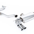 Milltek Volkswagen Golf Mk5 GTi 2.0T - Non-Resonated (Louder) Cat-Back Race Exhaust System official product photo 1