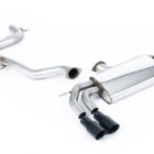 Milltek Volkswagen Golf Mk5 GTi 2.0T - Non-Resonated (Louder) Cat-Back Race Exhaust System official product photo 2