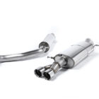Milltek Resonated (Quieter) Cat-Back Exhaust System with Twin official product photo 1