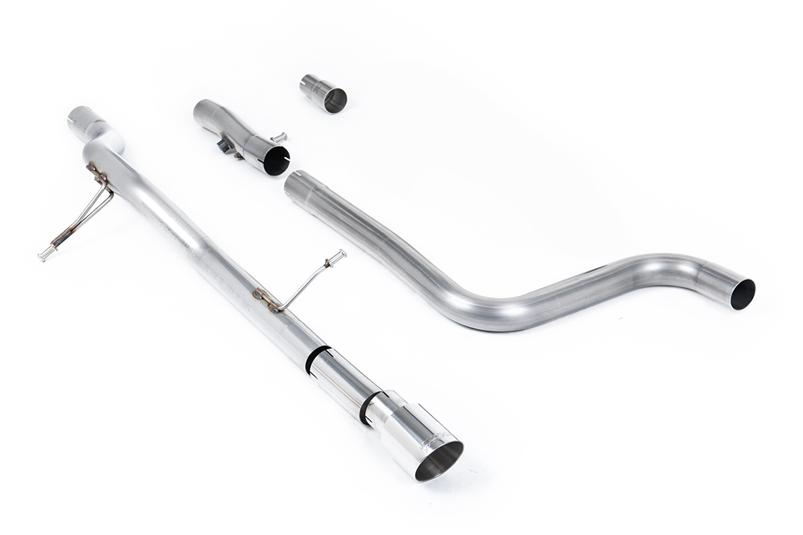 Milltek Ford Fiesta Mk8 1.0T ST Line (GPF Models) - Non-Resonated (Louder) GPF/OPF-Back Exhaust System Milltek Ford Fiesta Mk8 1.0T ST Line (GPF Models) - Non-Resonated (Louder) GPF/OPF-Back Exhaust System - exact Milltek product image