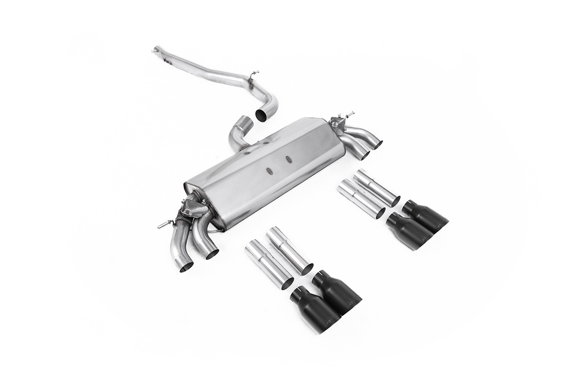 Milltek Audi S3 8V.2 - Non-Resonated (Louder) - Configurable Exhaust System Milltek Audi S3 8V.2 - Non-Resonated (Louder) - Configurable Exhaust System - exact Milltek product image