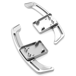 Official MMX MINI F-Series replacement shift paddles in titanium silver