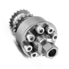 Official MMX MMR20-1004FK four-pinned crank hub and capture plate kit