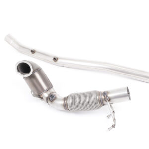 Milltek HJS 200-Cell Sports-Cat Downpipe - Audi S3 8V.2 / VW Golf R Mk7.5 / Cupra Ateca / Related GPF Models